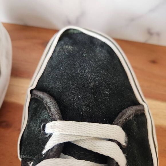 Vans old Skool black white low top fabric lace up sneakers skater shoes - Picture 3 of 7